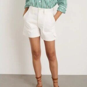 Alex Mill White Phoebe Shorts